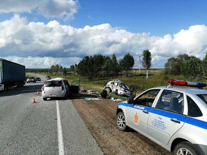 В аваии пострадали 6 человек Фото: ГУ МВД по Красноярскому краю