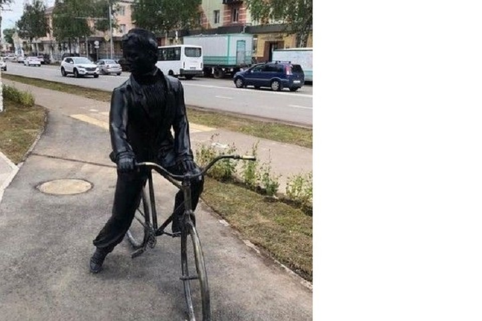 Вот такой теперь Тукай стоит на улице Ленина