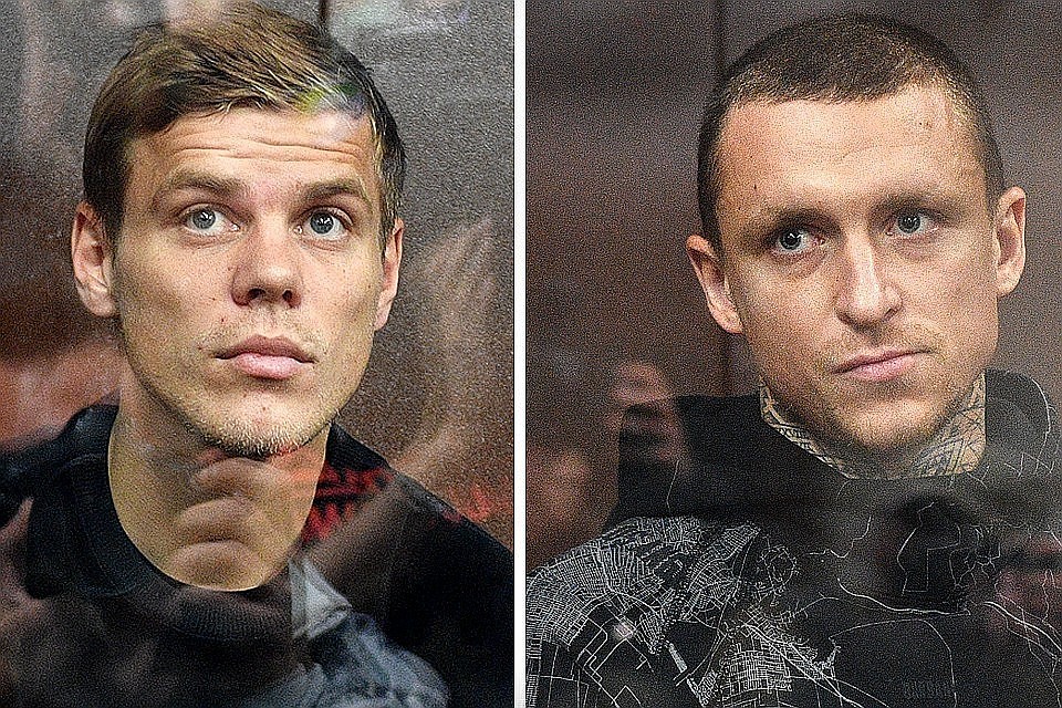 Александр Кокорин и Павел Мамаев в зале суда