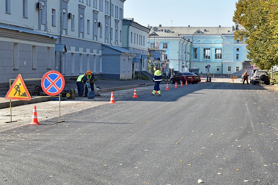 В Кирове обновили подъезд к вокзалу. Фото: admkirov.ru