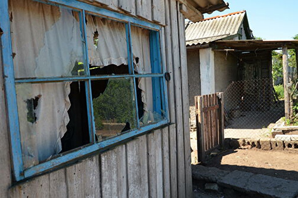 Обстрел Голубовского. Фото: ria.ru