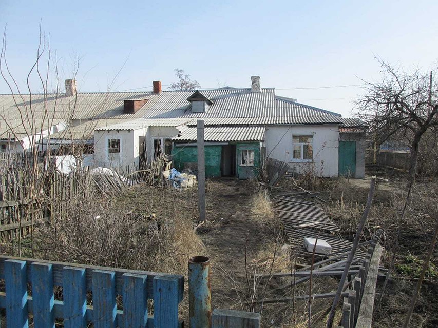 Дом, где произошло убийство.