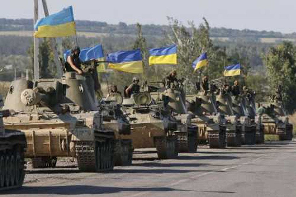 вместо разведения сил Украина наращивает военный потенциал на Участке -Петровское-Богдановка. Фото: https://odnarodyna.org