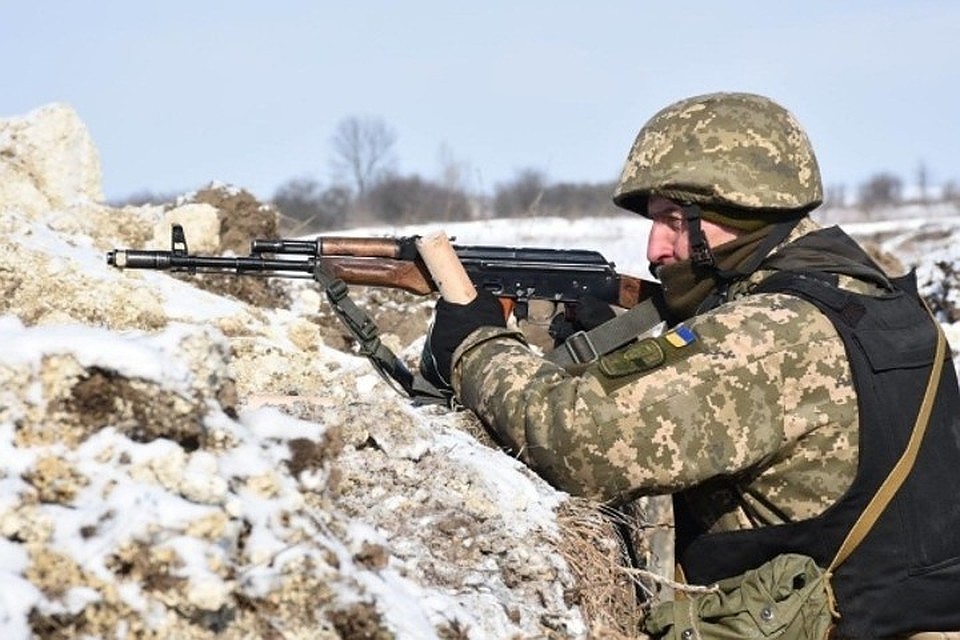 Украинские военные открывали огонь по Логвиново. Фото: ВКонтакте