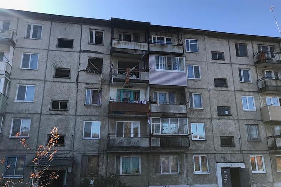 Особенно сильно пострадали четыре квартиры
