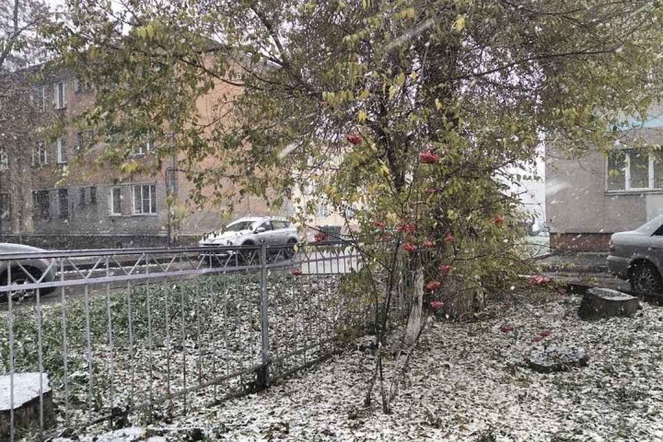 Дождь со снегом: в Кузбасс пришла непогода