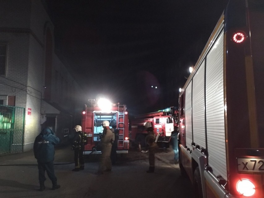 В Коврове горел Октябрьский рынок