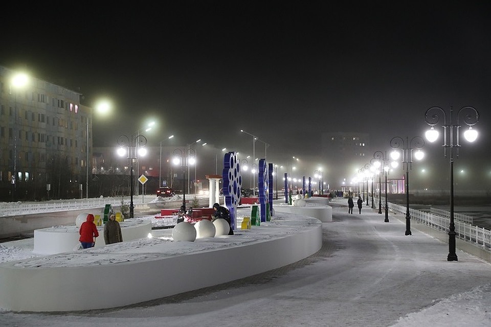 На новой набережной в Надыме запретят выгуливать собак Фото: nadymregion.ru