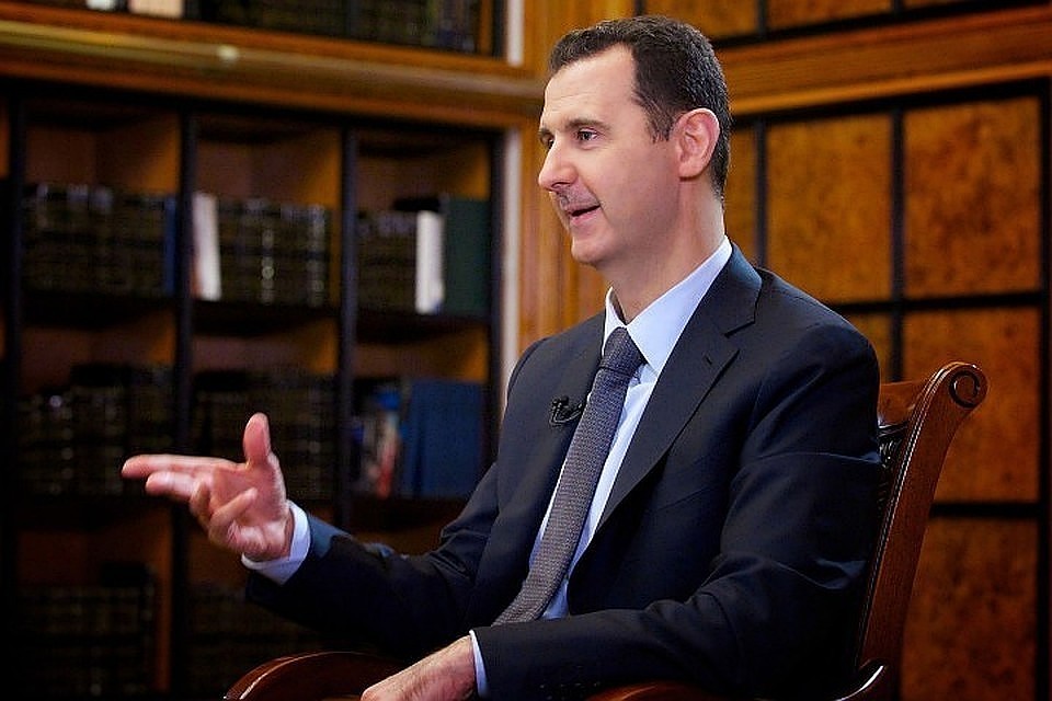 Асад заявил, что в США официальные лица первыми говорили о поддержке "Аль-Каиды"