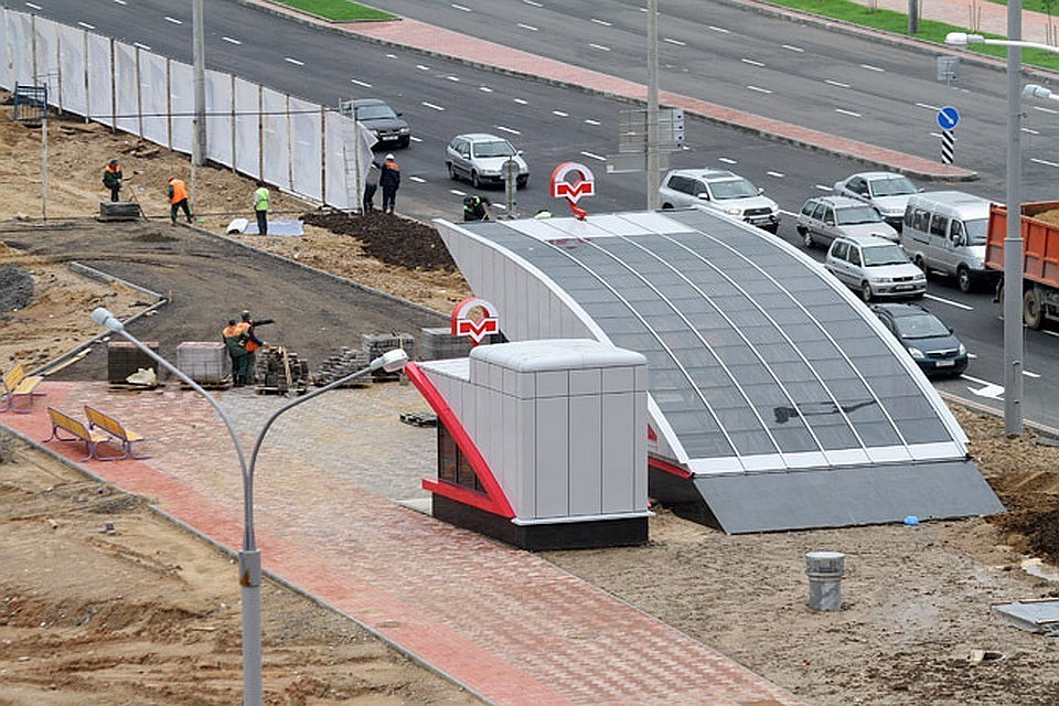 В 2020 году в Минске откроют 4 новых станции третьей ветки метро.