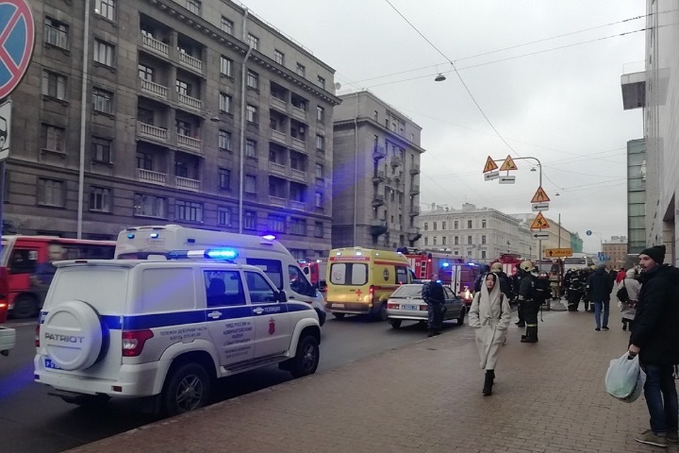 Ложный вызов побеспокоил петербургские спецслужбы. Фото: vk.com/spb_today