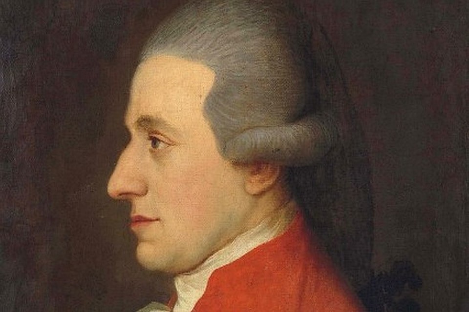 Портрет Моцарта кисти Йозефа Хикеля . 1783 год. Находится в частной коллекции