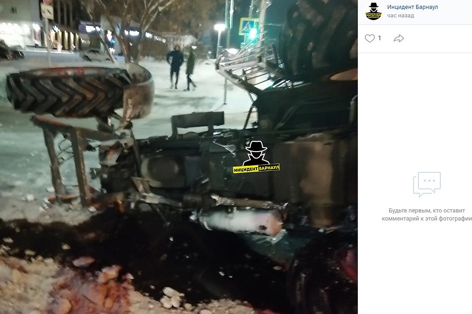 ДТП на ЦУМе в Барнауле
