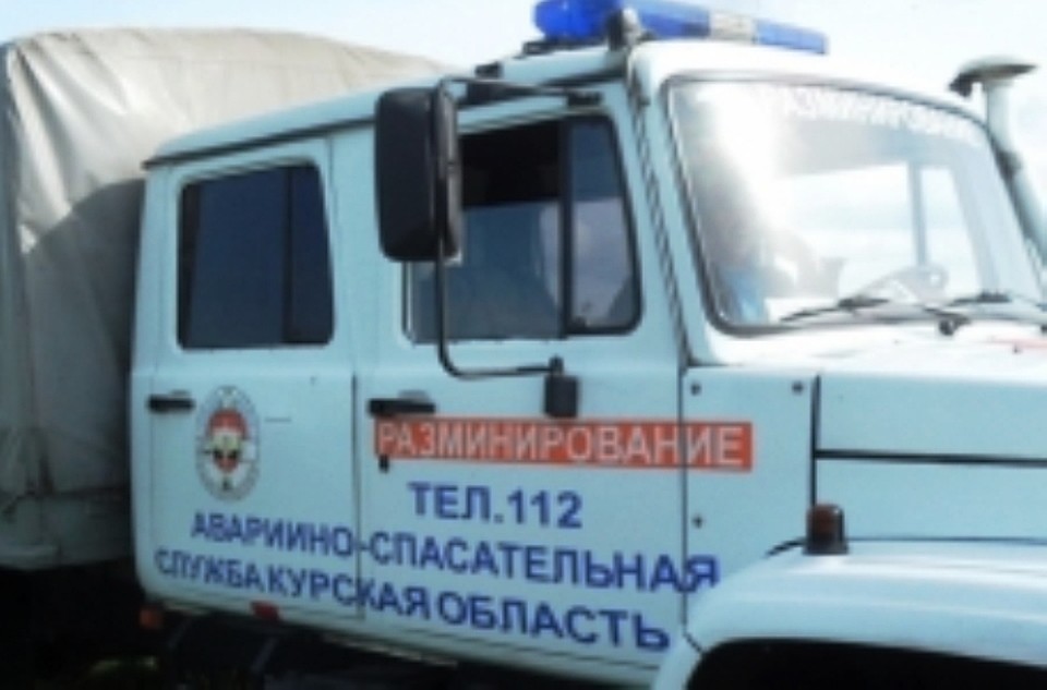Снаряд вывезли на полигон