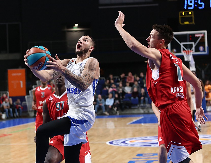 Локомотив-Кубань уступил Енисею в Красноярске Фото: lokobasket.com