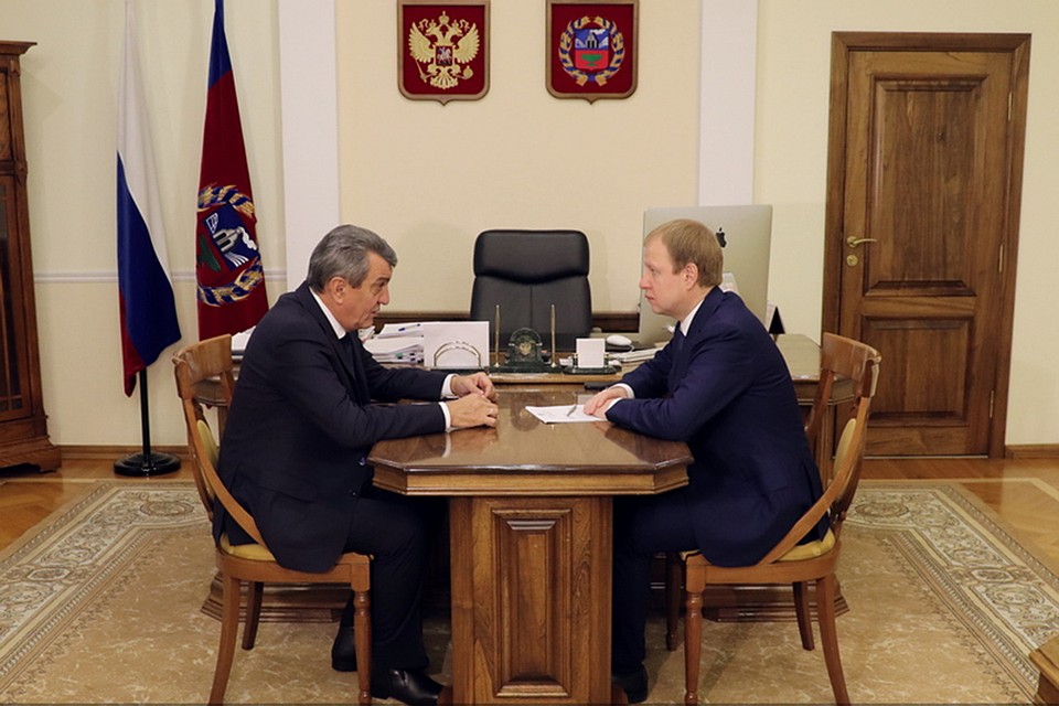 Встреча Сергея Меняйло и Виктора Томенко