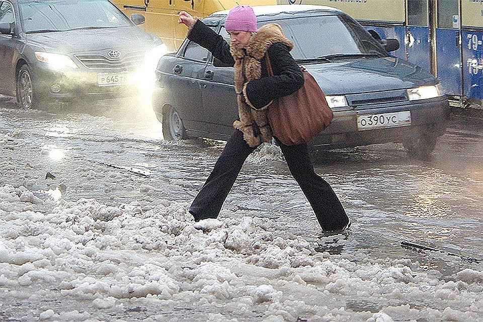 Снежное месиво под ногами придется потерпеть еще пару дней, потом снег растает.