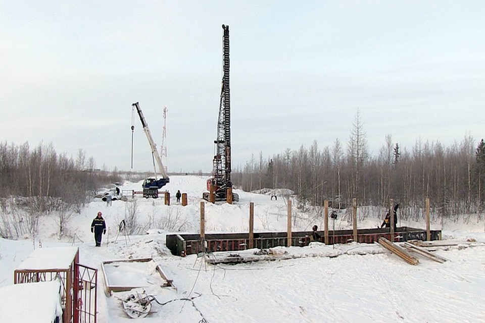 На трассе Коротчаево – Новый Уренгой приступили к возведению мостов Фото: yanao.ru