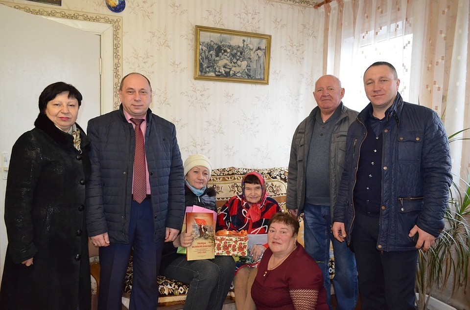 Два ветерана Великой Отечественной войны Борисовского района отметили 90-летие. Фото пресс-службы администрации Борисовского района
