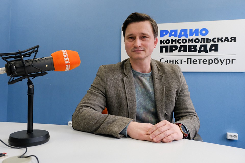 Дмитрий Ченцов в студии радио «Комсомольская Правда в Петербурге», 92.0 FM
