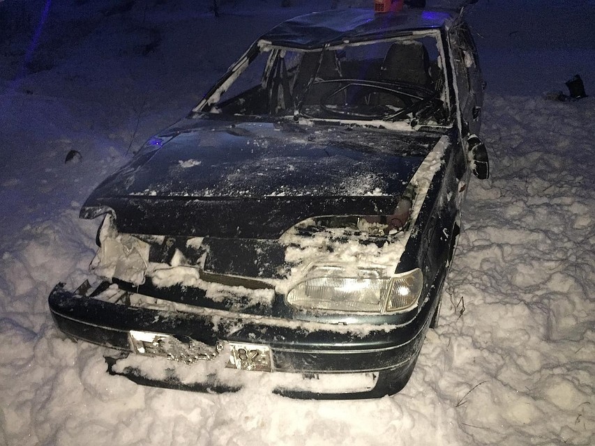 Фото с места аварии пресс-службы ГИБДД