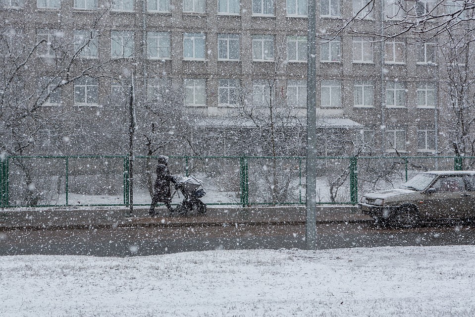В Петербурге ожидается мокрый снег.