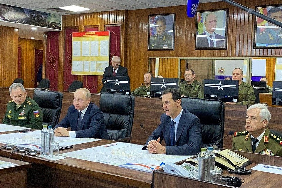 7 января Владимир Путин встретился с Башаром Асадом в Дамаске.