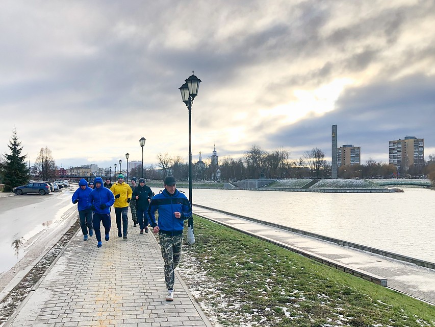 Орловцы пробежали по «Муромской дорожке» после встречи Нового года. Фото: Орловская митрополия