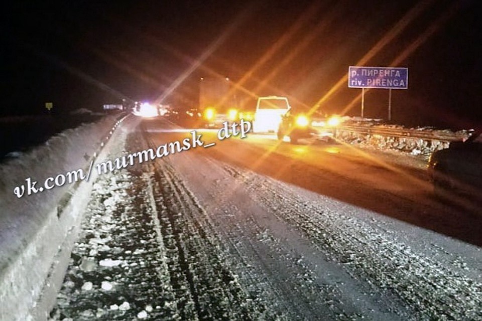 Следователи выясняют причину страшного ДТП под Пиренгой. Фото: Мурманск ДТП ЧП