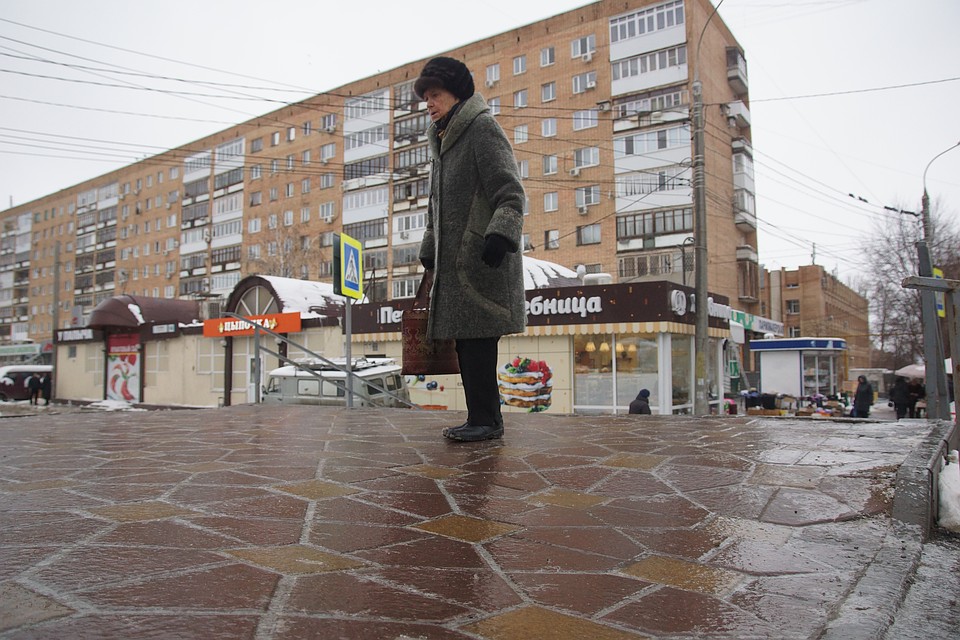 Город превратился в каток