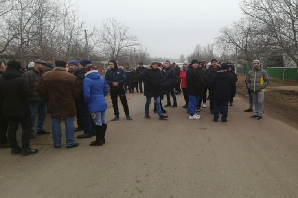 Протесты в селе Елизаветовка. Фото: protv.md