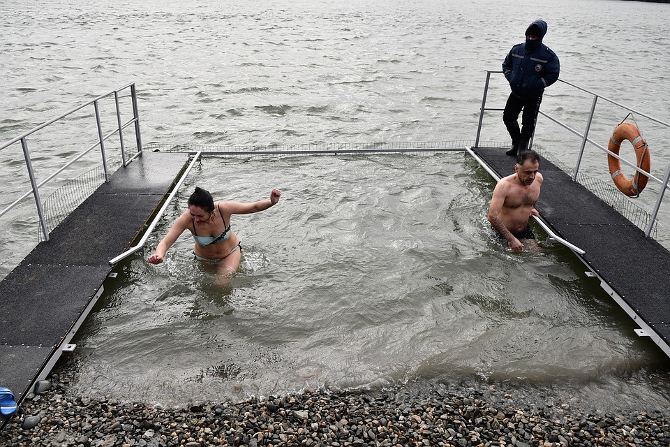 Крещенские купания в Краснодаре