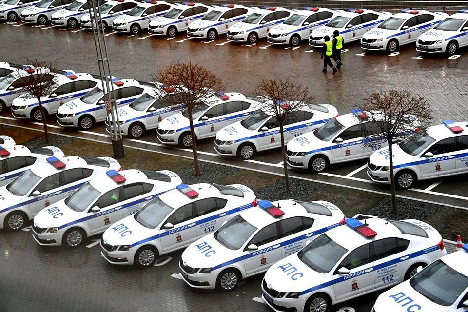 Автопарк Госавтоинспекции Московской области пополнился новыми патрульными автомобилями. Фото: МВД Московской области