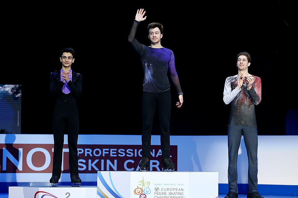 Российский фигурист Дмитрий Алиев выиграл чемпионат Европы