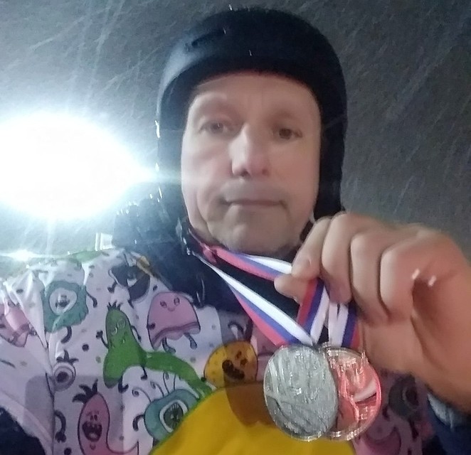 Сергей удачно выступил на первом же своем соревновании