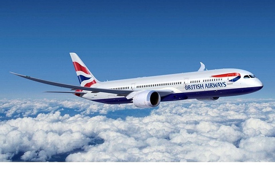 Самолет благодаря урагану установил новый рекорд. Фото: British Airways.