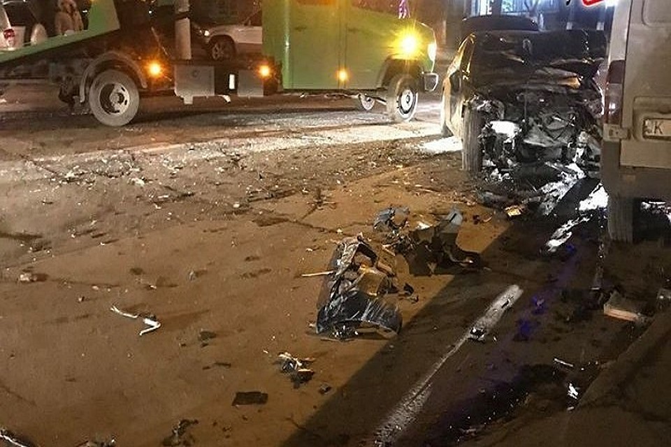 В аварии пострадали два человека (Фото: chisinau.fail).