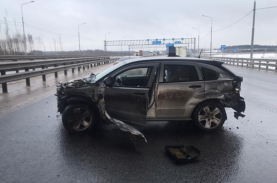 В ДТП на М-10 пострадала женщина-водитель Фото: УГИБДД России по Тверской области
