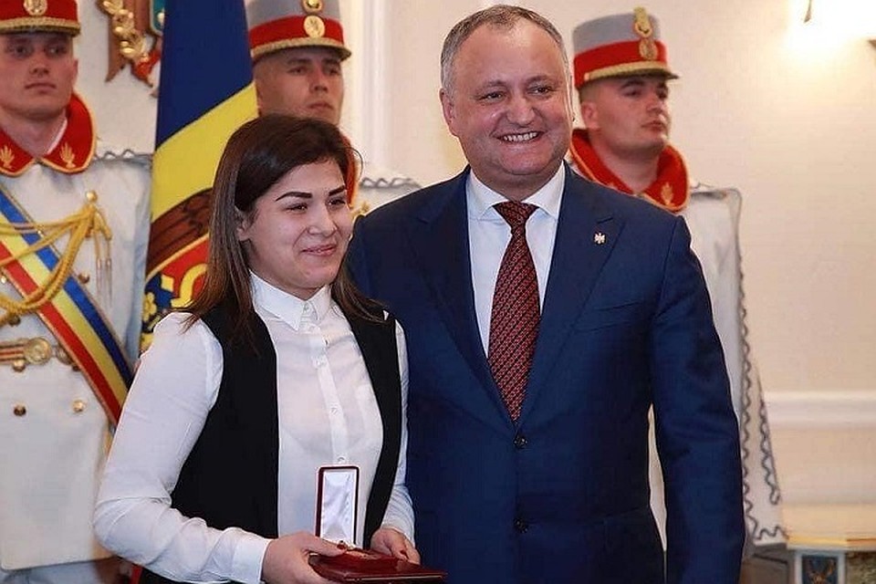 Анастасия Никита и Игорь Додон.