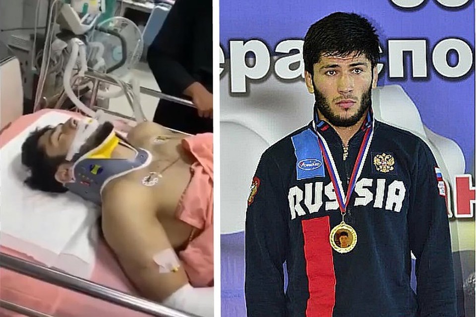 Спортсмен в тяжелом состоянии