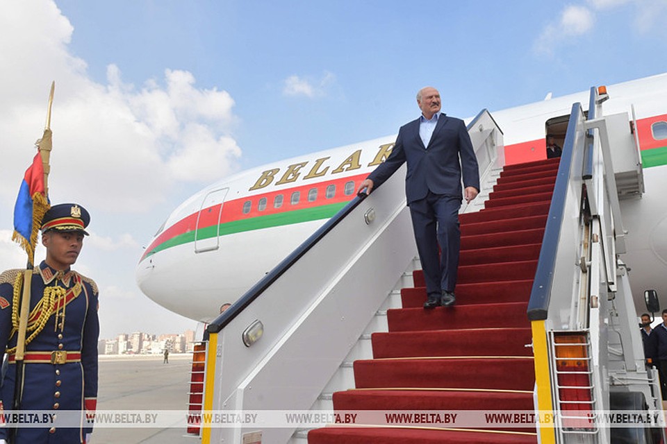 Александр Лукашенко отправился в Египет на два дня. Фото: belta.by