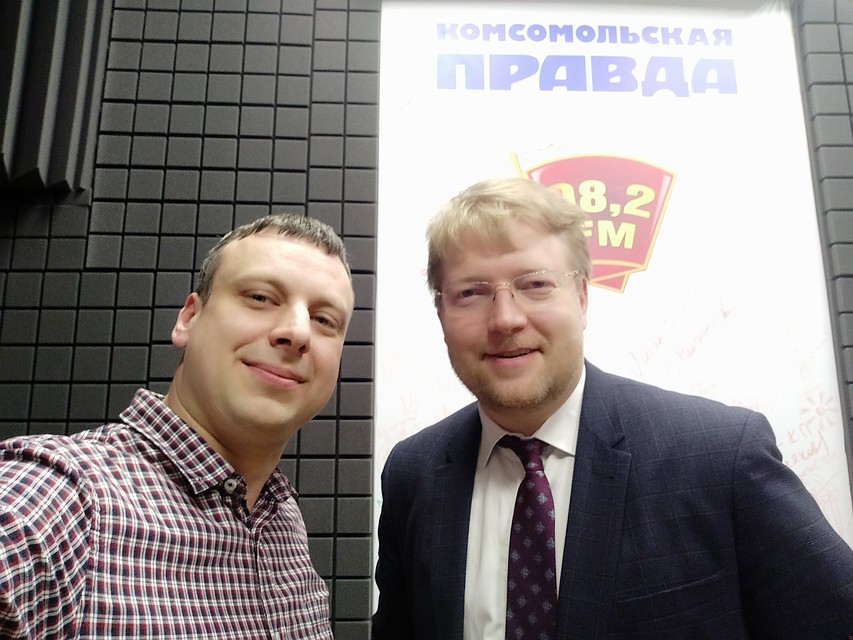 Руководитель партии "Яблоко" Николай Рыбаков на радио "Комсомольская правда - Самара"