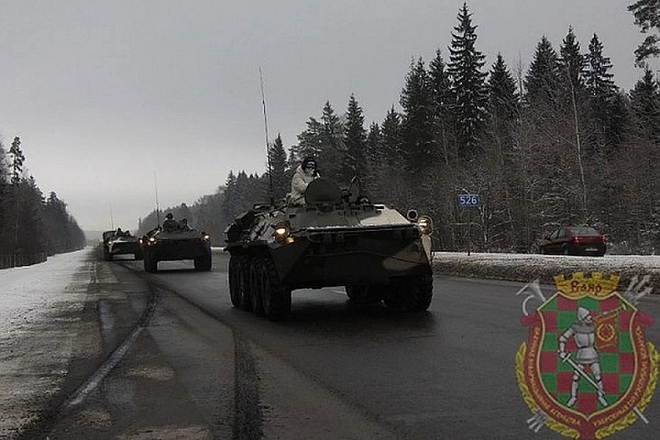Тренировки мехколонны будут проходить на аэродроме с 16 марта по 16 апреля. Фото: mil.by.