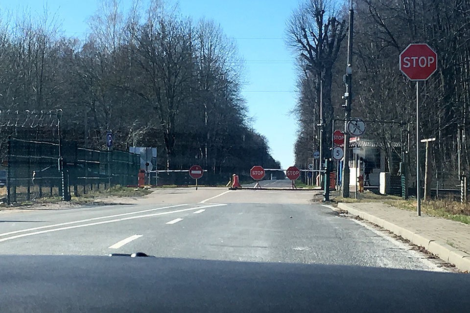 Российско-польский погранпереход Мамоново теперь на замке