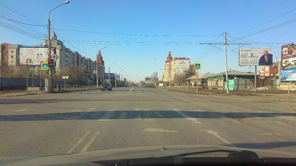 Улицы опустели, но не все вняли советам остаться дома.