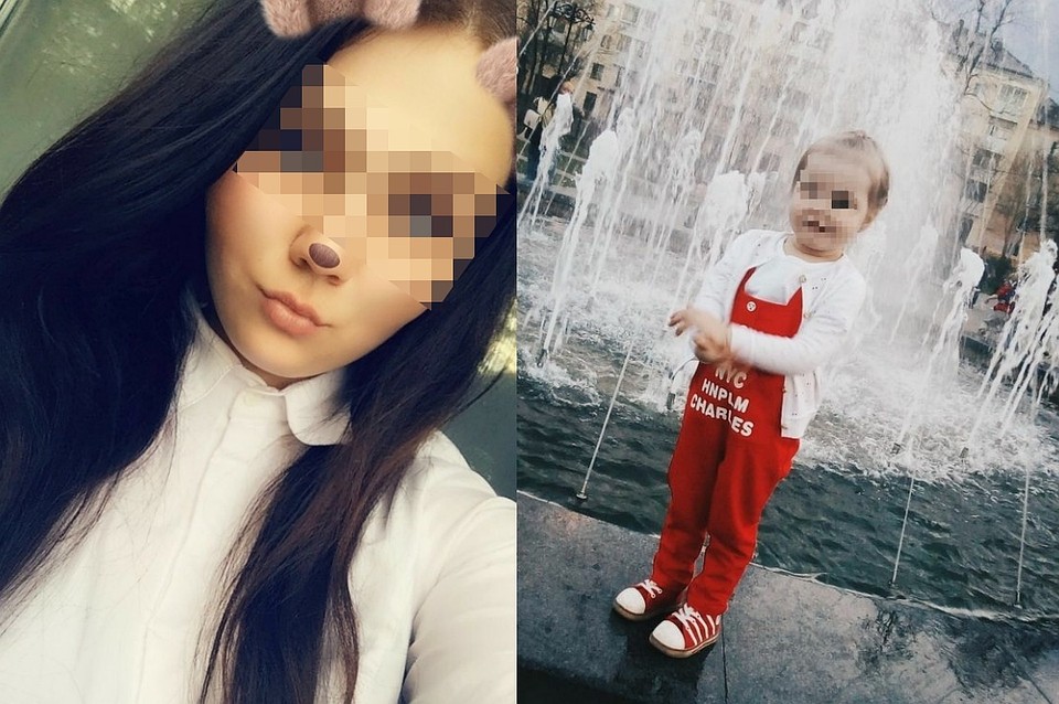 На фото 22-летняя Карина и ее дочь. Фото: СОЦСЕТИ