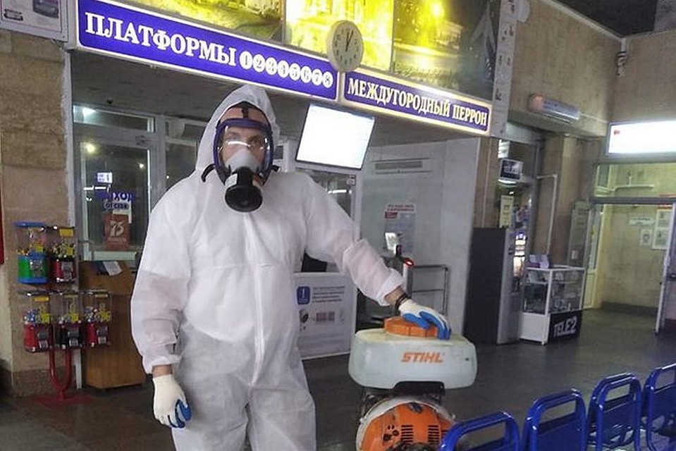 Дезинфекция в Липецке во время коронавируса