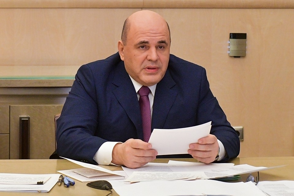 Михаил Мишустин провел в режиме видеоконференции совместное заседание президиума координационного совета при правительстве РФ по борьбе с распространением коронавирусной инфекции и рабочей группы Госсовета. Фото: Александр Астафьев/POOL/ТАСС