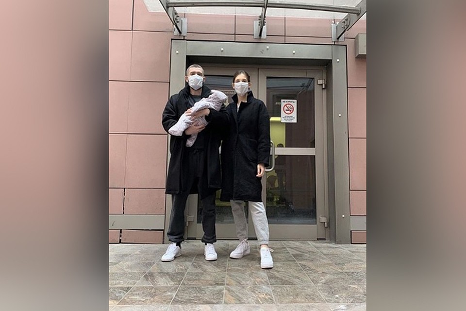 Уже на следующий день после родов Ольга Пилевская и малышка Тея оказались дома.