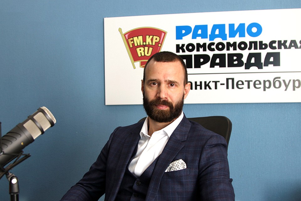 Евгений Федоров в студии радио Комсомольская Правда в Петербурге», 92.0 FM